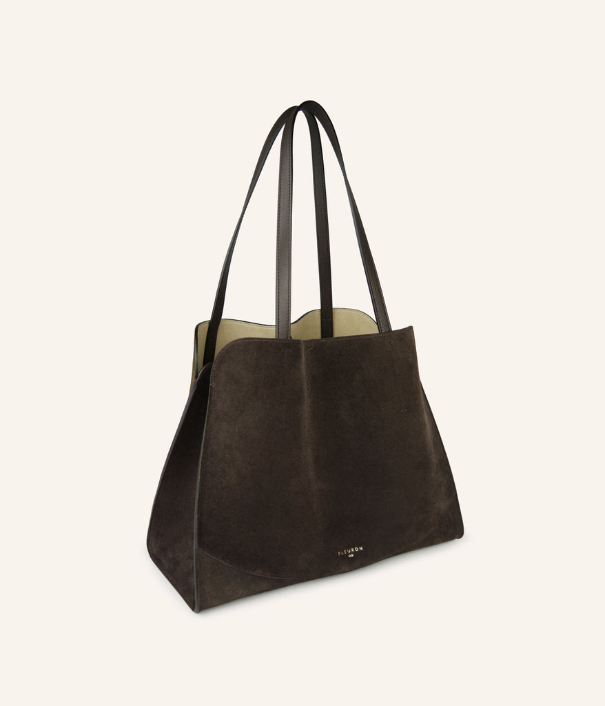 Medium Oak | Suede Moka - Fleuron Paris