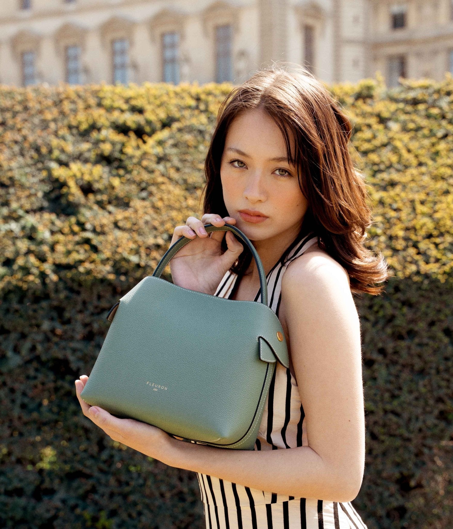 Medium Swann • Vert Amande – Fleuron Paris