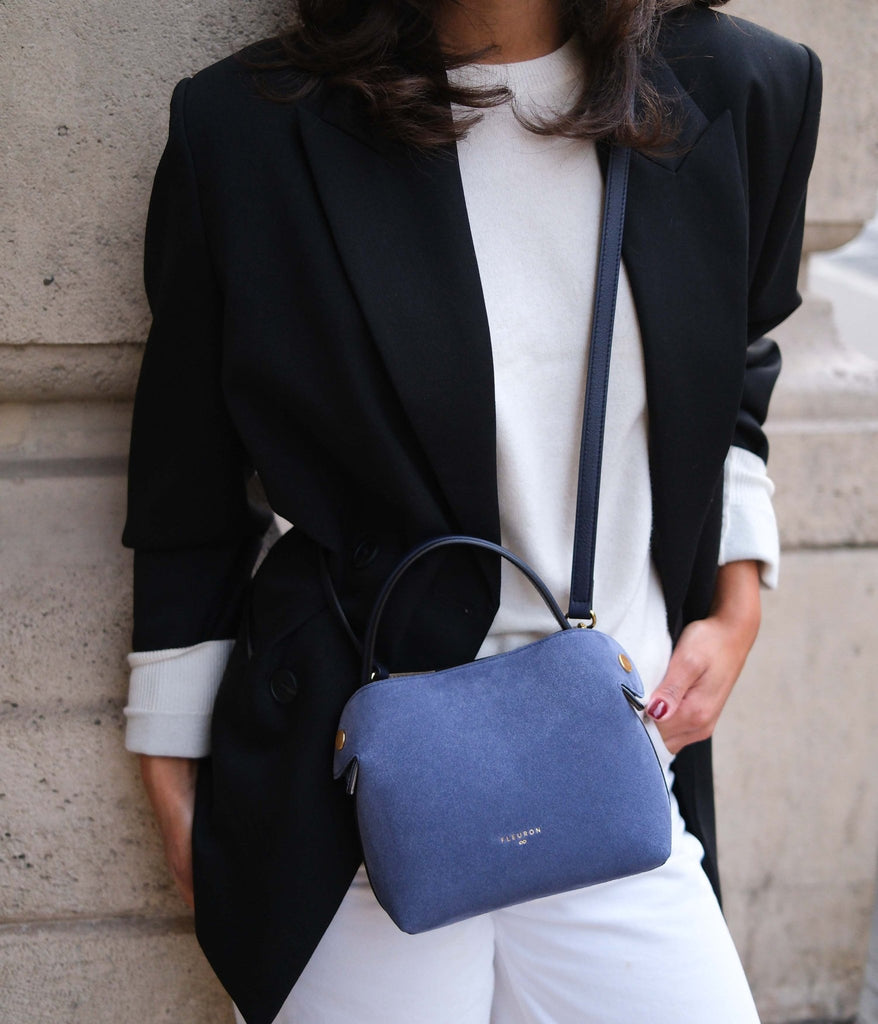 Mini Swann | Suede Jeans - Fleuron Paris